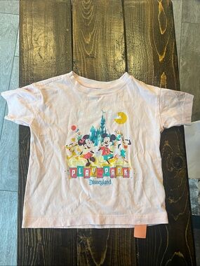 Disney Light Pink 'Play in the Park' Short Sleeve Tee